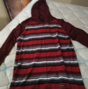 Lightweight striped hoodie never worn